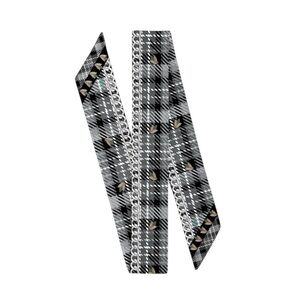 NWT Wristpop Dionne Scarf in Grey Plaid